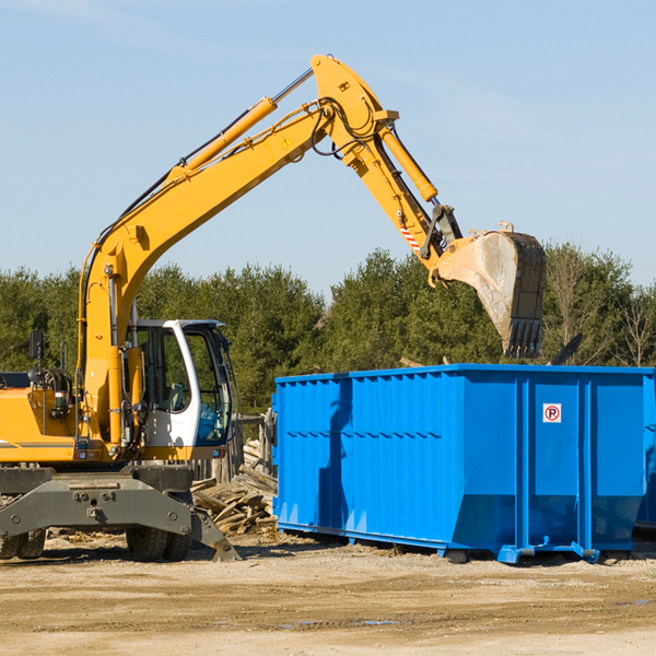 can i choose the location where the residential dumpster will be placed in Stewartstown PA